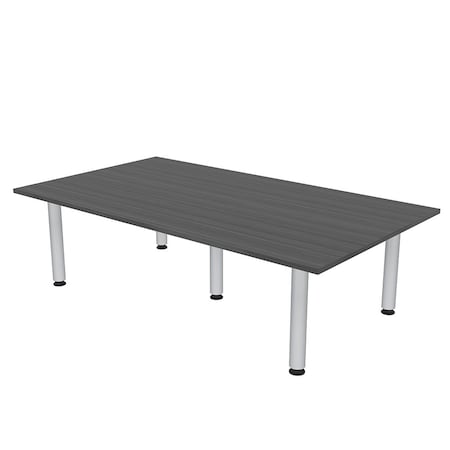 Skutchi Designs 47.25 in W, 84 in L, 29 in H, Engineered Wood Top, Grey HAR-REC-48X84-PT-AN